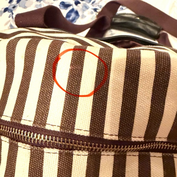 Henri Bendel Weekender Travel Duffel& Tote-Carryon Bag-Great Preowned Condition - Picture 13 of 14
